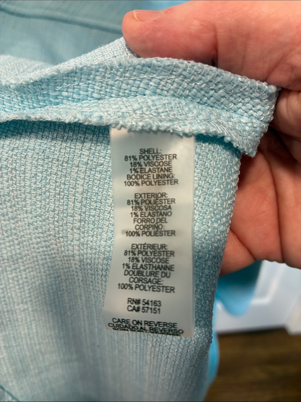 Tommy Hilfiger Powder Blue Short-Sleeve Button Midi Dress - Picture 3 of 8